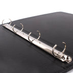 Carpeta de notas de papel A4 PU – Carpeta de hojas sueltas de 4 anillas con anillos de 20 mm y notas impresas