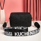 Yogodlns Fashion Laser Schultertasche – Kleine quadratische PU-Leder Crossbody Bag für Damen, Trendige Umhängetasche