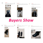 Lorilury Damen Leder Moccasins – Bequeme Wedges mit Klettverschluss, rutschfeste Flats für breite Füße