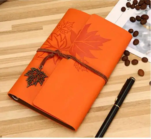 Vintage Leder Notizbuch A5, A6, A7 – Blanko Tagebuch für Schule, Büro & Reisen