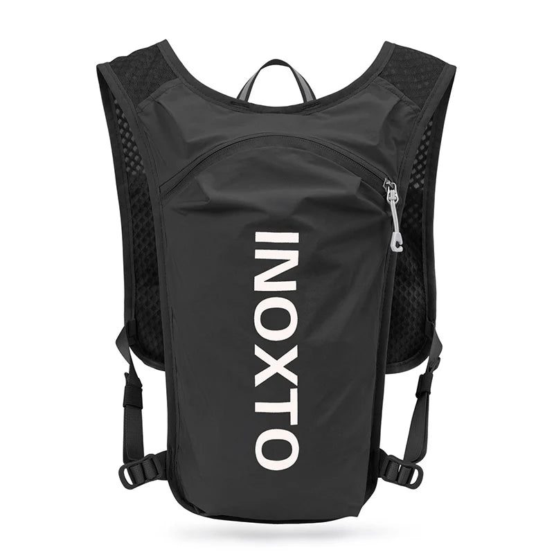 INOXTO Wasserdichter Laufrucksack 5L – Ultraleichte Hydration Vest mit 1,5L Trinkblase für Running, Trail & Mountainbike