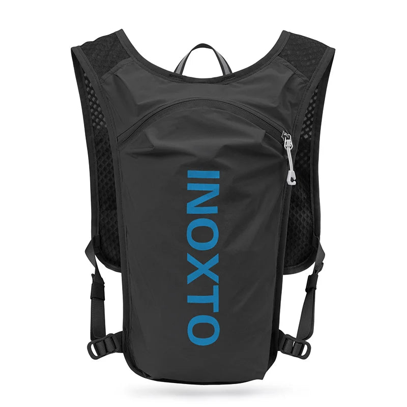 INOXTO Wasserdichter Laufrucksack 5L – Ultraleichte Hydration Vest mit 1,5L Trinkblase für Running, Trail & Mountainbike