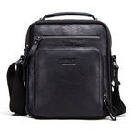 Crazy Horse Leder Herren Schultertasche de Contact - Bolso bandolera y bandolera vintage