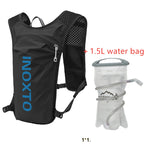INOXTO Wasserdichter Laufrucksack 5L – Gilet d'hydratation ultra léger avec bouteille d'eau de 1,5 L pour la course, le trail et le VTT