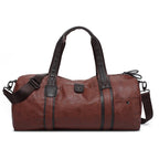 baldauren PU-Leder Sporttasche – Fitness, Gym & Reisetasche für Damen und Herren mit großem Fassungsvermögen