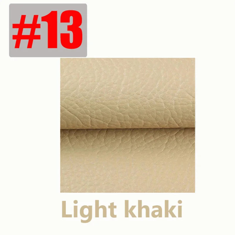 Selbstklebendes PU-Leder Reparatur-Patch – Zuschneidbarer Kunstlederstoff 50 cm / 1 m / 2 m für Sofa, Möbel & Auto