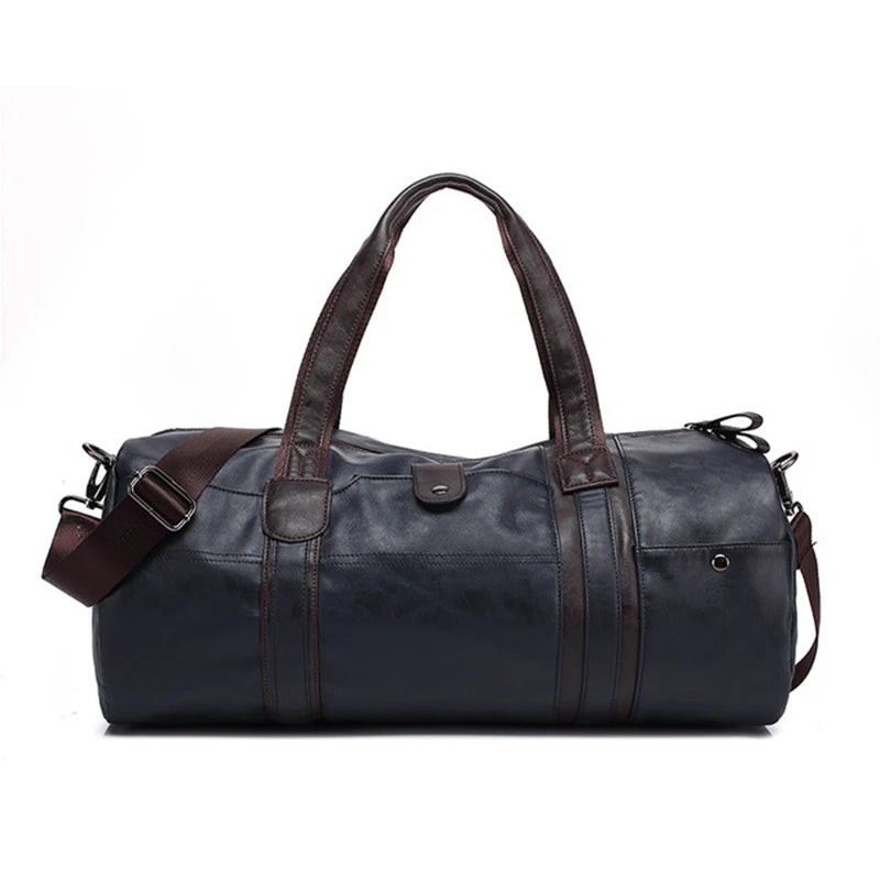 baldauren PU-Leder Sporttasche – Fitness, Gym & Reisetasche für Damen und Herren mit großem Fassungsvermögen