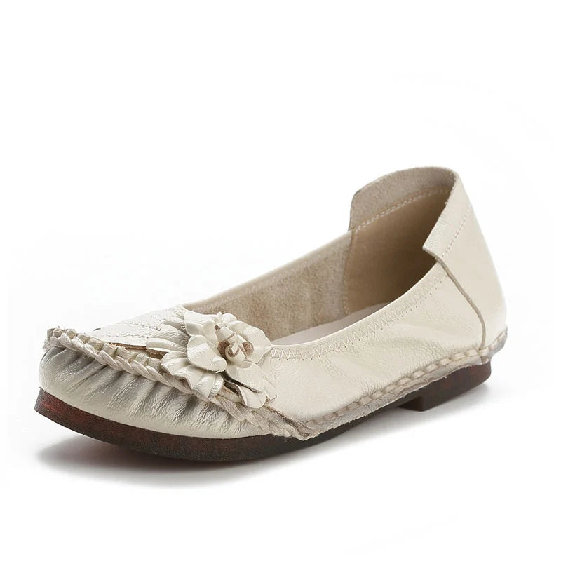 Ferldi Damen Oxfords – Handgefertigte Lederflats, Luxuriöse Loafers et Mokassins aus echtem Rindsleder 