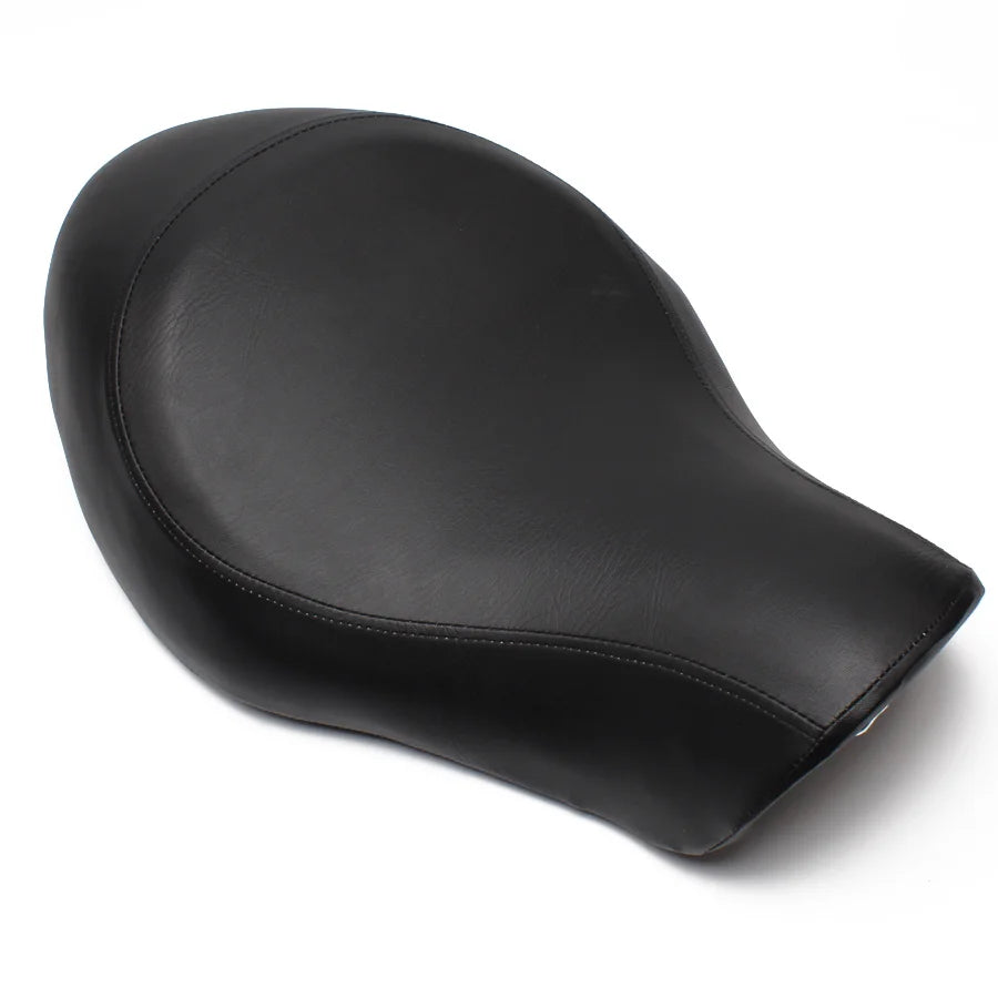 Motorrad PU-Leder Solo Fahrersitz – Schmaler Custom Sitz für Harley-Davidson Sportster 883 / 1200 / Forty Eight, wasserdicht & komfortabel
