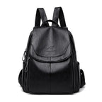 KMFFLY Damen Leder-Rucksack – Weicher Vintage Rucksack aus echtem Schafleder, kompakt & stilvoll (9 Farben)