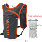 INOXTO Wasserdichter Laufrucksack 5L – Gilet d'hydratation ultra léger avec bouteille d'eau de 1,5 L pour la course, le trail et le VTT