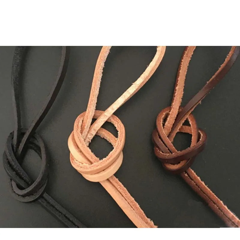 Vintage Echtleder Kordel flach – 5 mètres Rindslederband für Schmuck, Taschen &amp; DIY Lederarbeiten 