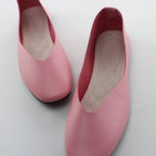 BeckyWalk Damen Flats – Candy Color PU-Leder Ballerinas, spitze Zehen, Slip-On Loafers, Retro Damen-Schuhe, große Größen 35-43