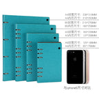 Elegantes Leder-Notizbuch mit Ringbindung – A4/A5/A6/B5 für Büro, Studium & Alltag