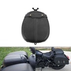Motorrad Soziussitz aus Leder – Schwarzer/Brauner Beifahrersitz für Indian Scout & Scout Sixty (2015–2020)