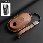 Étui de clé de voiture en cuir souple pour Mercedes-Benz – Étui de clé de qualité supérieure pour A, C, E, S, G-Klasse, GLC, CLA, GLB, GLS, GLA (W177/W205/W213/W222/X167)