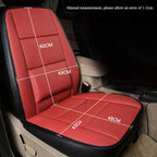 Integrierte Autositzauflage vorne aus Kunstleder – Rutschfester & abriebfester Sitzschutz, universell passend