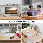 Große PU Leder Schreibtischunterlage 60 × 30 cm – Wasserdichte Office & Gaming Desk Pad für Maus, Tastatur und Laptop