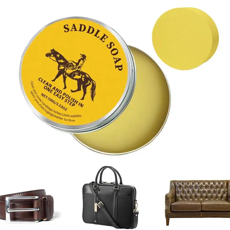 Leder Schuhreiniger &amp; Pflegecreme 100 g – Kratzer Reparatur, Imprägnierwachs &amp; Schutzpflege für Schuhe, Taschen &amp; Möbel 