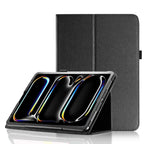 Funda con tapa de cuero de PU para iPad Air 13 (2024 M2) y iPad Pro 12.9 - Funda inteligente con función de encendido automático y soporte (2015-2022) 