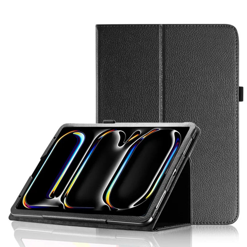 PU Leder Flip Case für iPad Air 13 (2024 M2) & iPad Pro 12.9 – Smart Cover mit Auto Wake & Standfunktion (2015–2022)