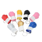 Mini Boxhandschuhe Schlüsselanhänger aus Leder – Sportlicher Boxing Keychain als Taschen- & Autoanhänger, exklusives Geschenk für Boxfans