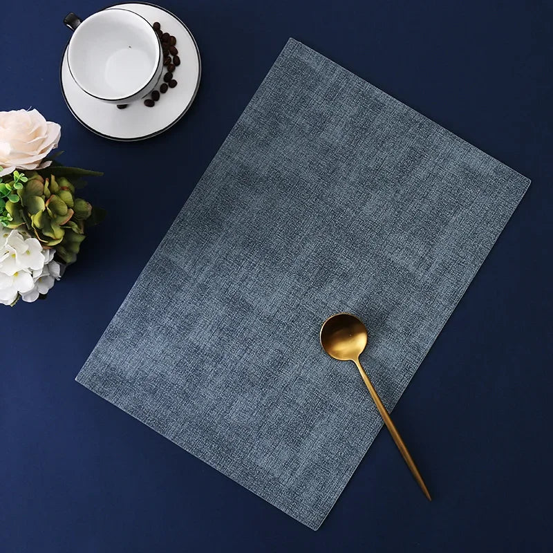 Hochwertige Kunstleder Tischsets – Wasserdichte, ölbeständige & hitzeisolierende Platzmatten im japanischen Stil (4er / 6er Set)