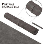 YSAGi Leder Schreibtischunterlage – Große Rutschfeste PU Desk Mat für Büro & Zuhause, Mauspad und Tastaturunterlage