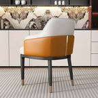 Italienisches Design Esszimmerstuhl aus PU-Leder – Moderner Polsterstuhl für Küche, Schlafzimmer, Hotel & Restaurant