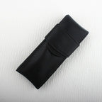 Vintage PU Leder Stifteetui für 2 Stifte – Retro Pen Case mit Schutzfunktion für Füllfederhalter & Rollerball | Ideal für Schule & Büro