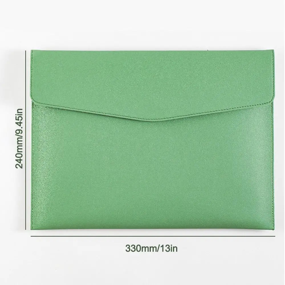 Große A4 Leder Dokumententasche für Herren – Staubdichter Business File Folder mit hoher Kapazität