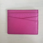 Véritable carte avec initiales – Slim Luxus Card Holder aus Rindsleder für Damen &amp; Herren | Porte-monnaie personnalisé