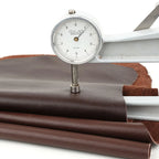 Dunkelbraunes Top-Layer Rindsleder mit Shattered-Optik – Weiches Echtleder 1,2 mm für Sofa, Autositze, Taschen & Polster