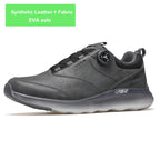 HUMTTO Herren Leder Sneaker – Luxus Outdoor Hiking Boots, Atmungsaktive Wander- und Trekking-Schuhe, Rutschfest & Wasserabweisend