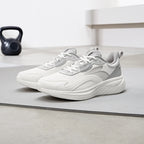 361 Degrees SoftFlow 3 Herren Laufschuhe – Leder Running Sneaker, leicht, stoßdämpfend, atmungsaktiv für Fitness & Alltag