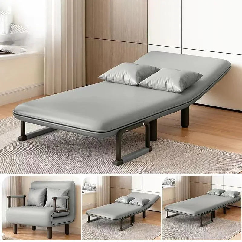 Kompaktes Klapp-Schlafsofa für 1 Person – Multifunktionaler Lounger & Sessel, verstellbar, platzsparend für Wohnzimmer & Tiny Home