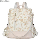 Großer Damen Rucksack aus weichem Lederlook – Modischer Softback Studentinnen-Rucksack mit viel Stauraum 