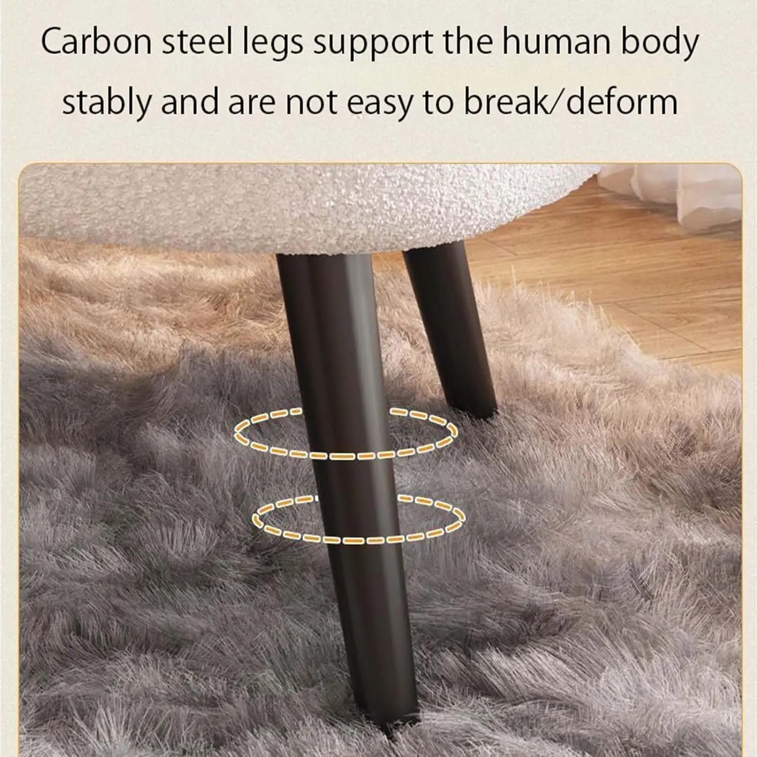 Moderner Leder Accent Chair mit geschwungener Rückenlehne – Lazy Sofa Chair aus echtem Wachsleder, haustierfreundlicher Relaxstuhl für Wohnzimmer &amp; Schlafzimmer