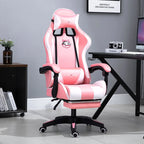 Gaming Chair 2025 aus PU-Leder – Ergonomischer Drehstuhl mit hoher Rückenlehne, Liftfunktion & Rollen für Schlafzimmer, Büro & Gaming Setup