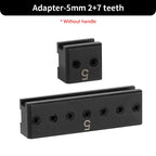 WUTA Multifunktionaler Leder Lochstanzer – Austauschbares Stich- & Lochwerkzeug mit Rund-, Diamant-, Oliven- & French-Style Köpfen