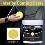 Auto Innenraum Renovierungspaste 100 g – Pflegewachs für Leder, Kunststoff & Gummi | Glanz, Schutz & Auffrischung
