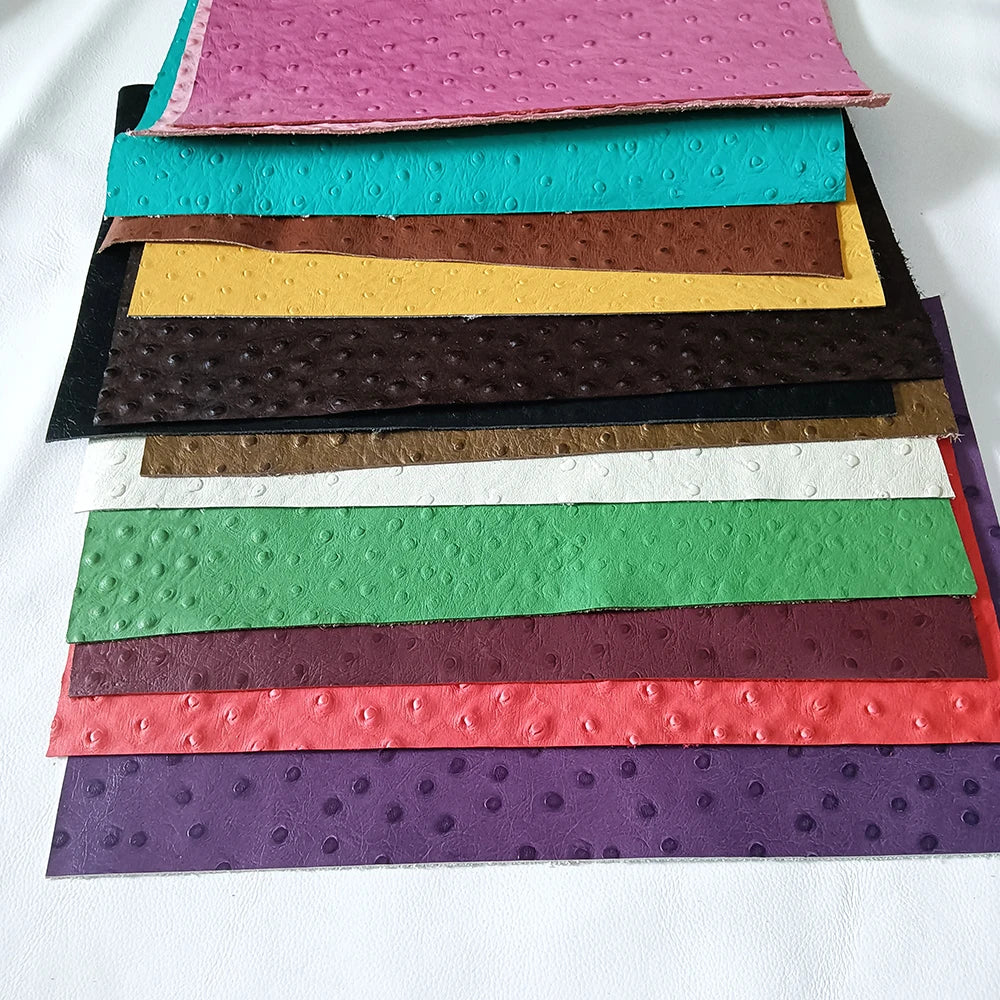 Geprägtes Echtleder Rindsleder Top Layer – Chromgegerbtes Leder 1,0–1,5 mm im A4-Format für DIY Taschen & Accessoires