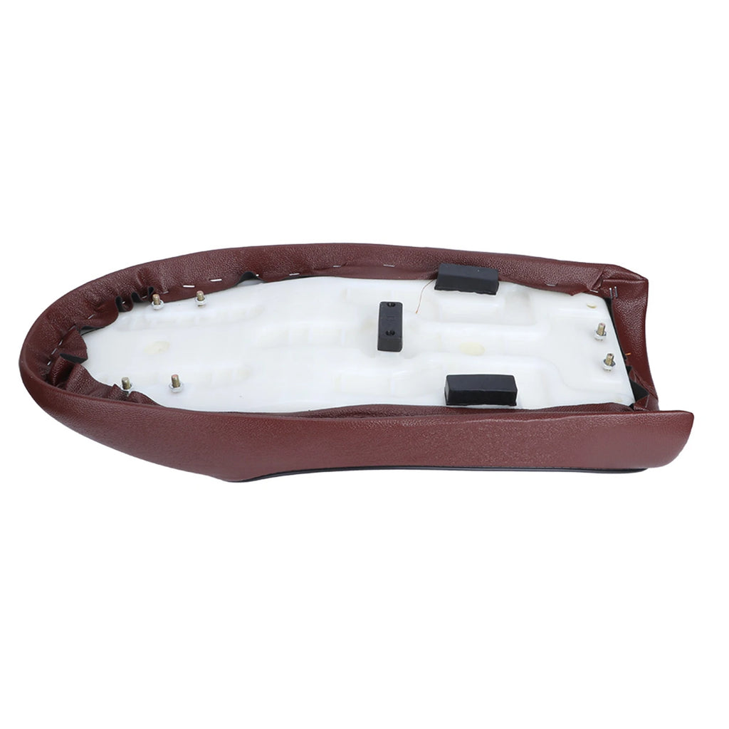 Vintage Café Racer Motorradsitz aus PU Leder – Flacher Retro Sattel para CG125, GN y CB400SS 