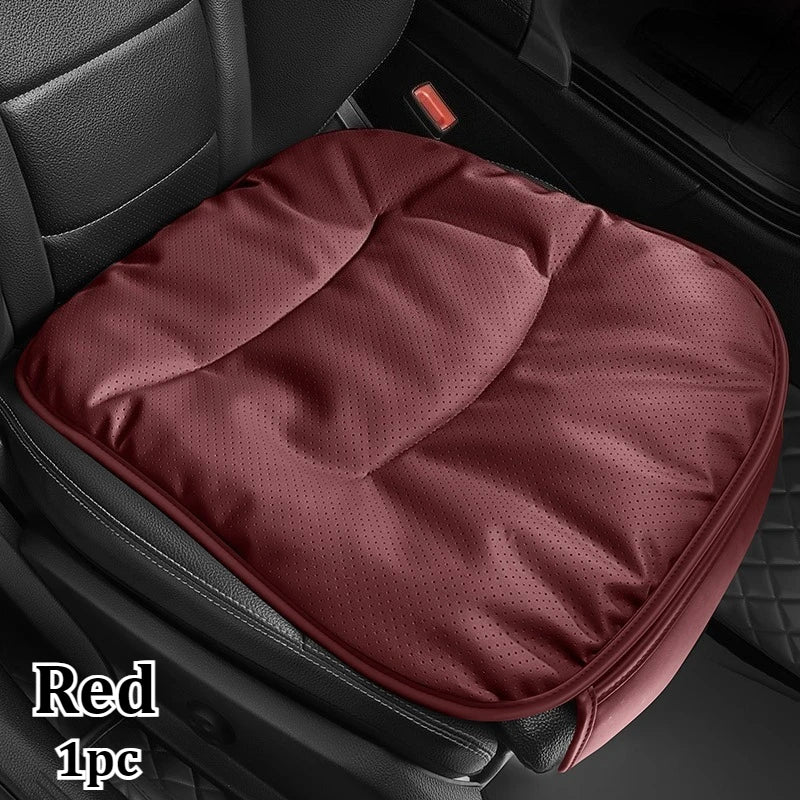 Premium Autositzkissen aus PU Leder – Luxus Sitzauflage mit perforiertem Design, atmungsaktiv & wolkenweich