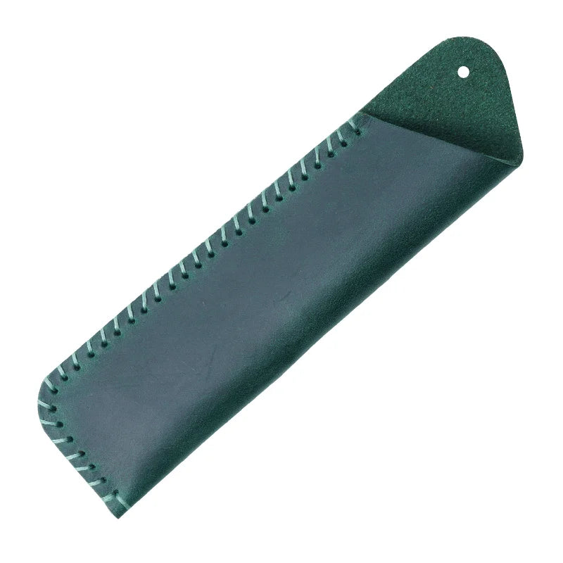 Echtes Leder Stifteetui Vintage – Single Pen Case aus Leder für Füllfederhalter, Rollerball & Kugelschreiber