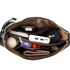 VANDERWAH Damen Schultertasche aus echtem weichem Leder – Luxus Bandoulière &amp; Sac fourre-tout décontracté