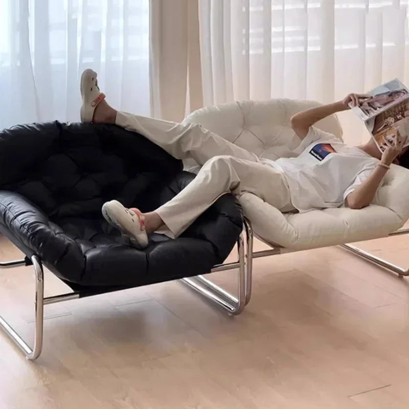 Verstellbarer Leder-Einzelsessel für Wohnzimmer – Moderner Relax-Armchair mit komfortabler Rückenlehne & kratzfester Oberfläche