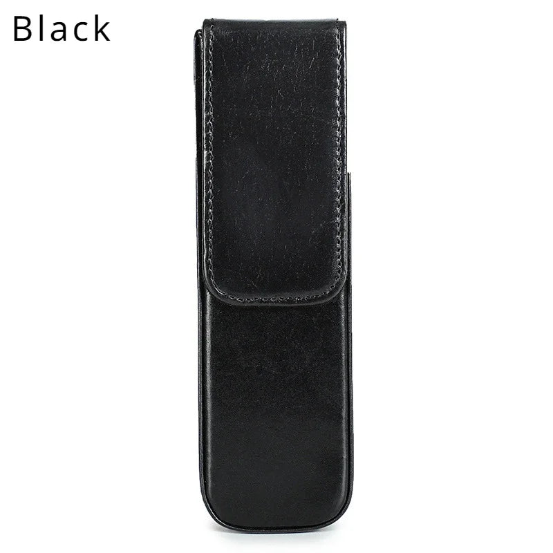 Luxuriöses Füllfederhalter-Etui en véritable cuir – Premium Stifteetui mit 2/3/6/12 Fächern für Büro &amp; Schule 