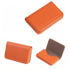 PU Leder Visitenkartenetui mit Magnetverschluss – Slim Kartenhalter mit großer Kapazität für Business & Alltag