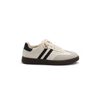 Damen Leder Sneaker im British Style – Retro Vulcanized Shoes aus echtem Rindsleder für Alltag & Freizeit